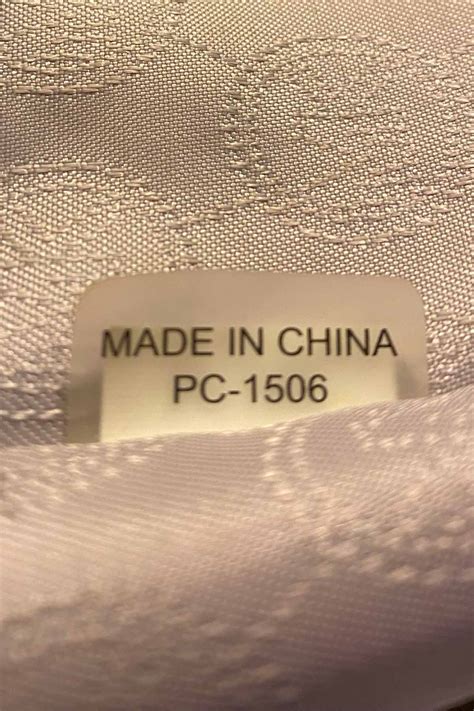 michael kors bag made in china tag